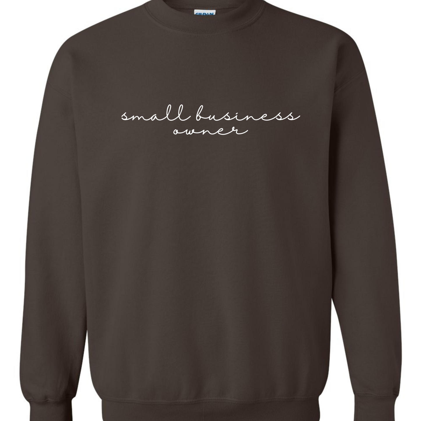 small business owner embroidered