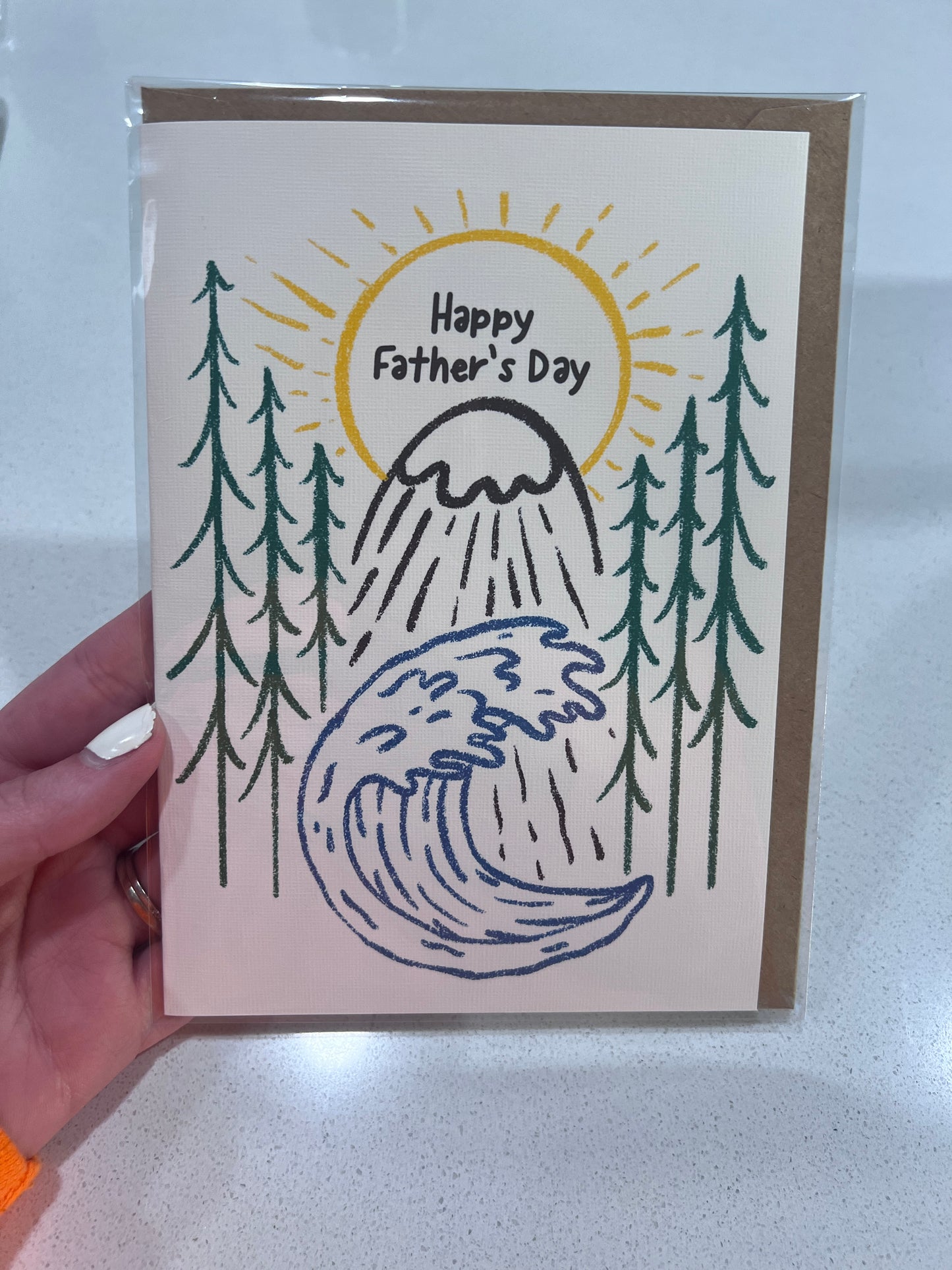 nature father's day card