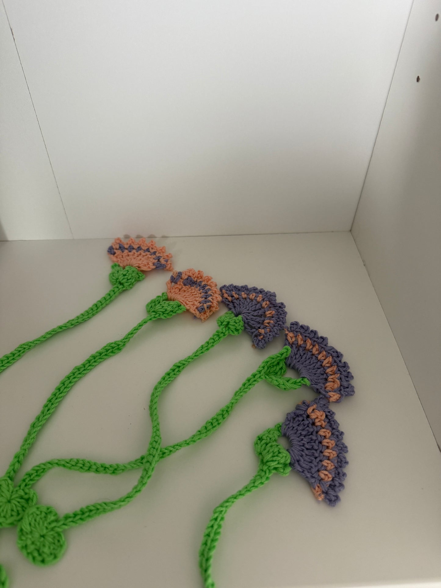 Crochet Flower Bookmark