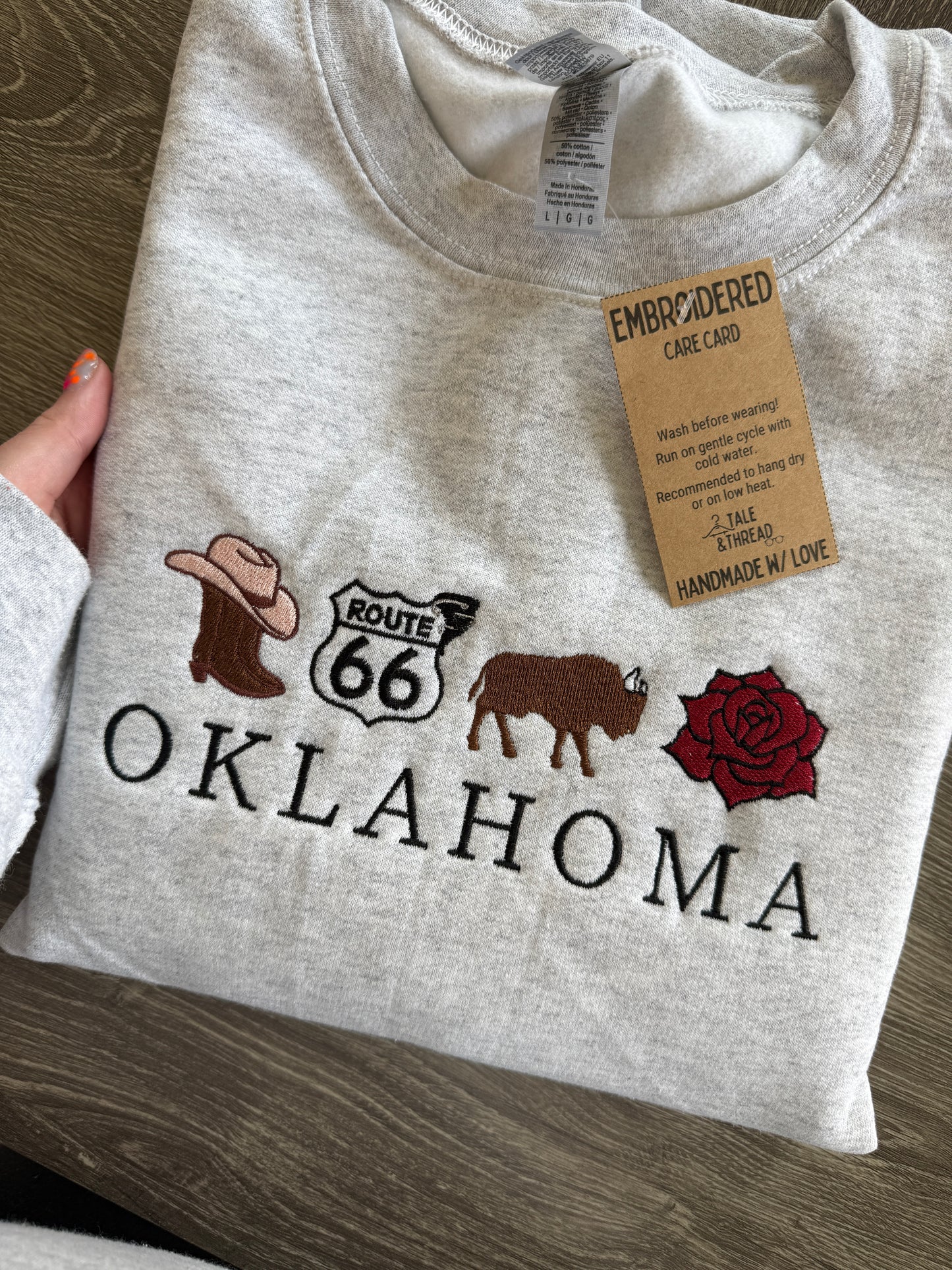 Oklahoma Embroidered