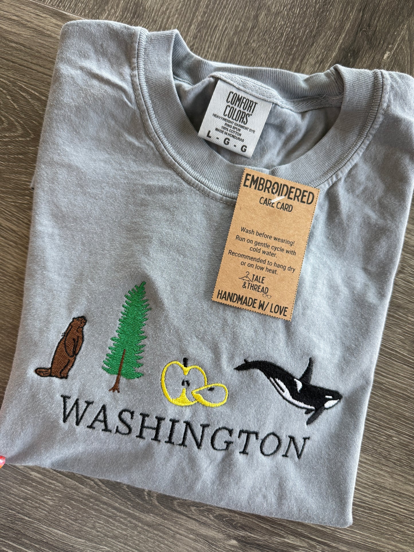Washington Embroidered
