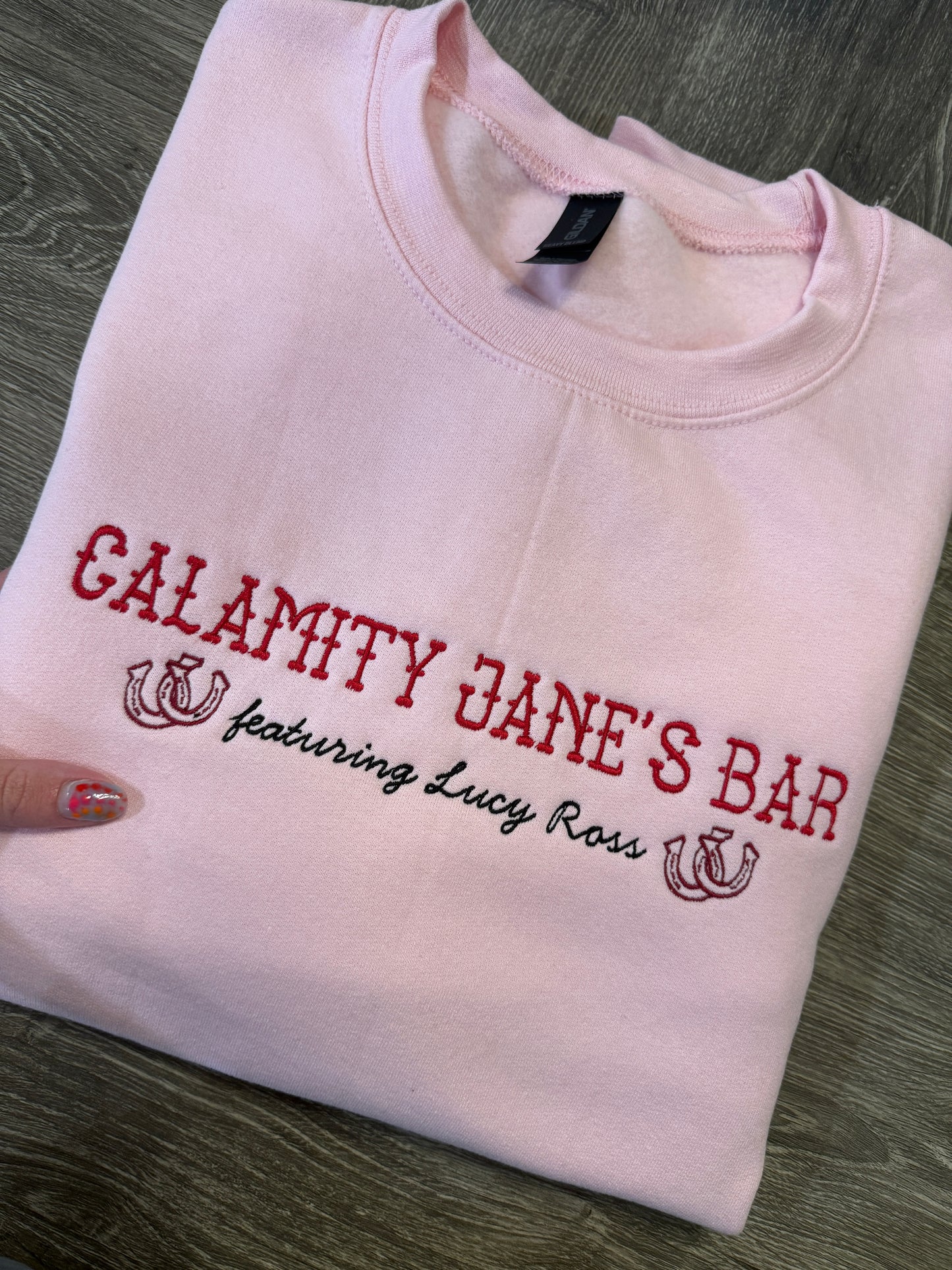 Calamity Jane's Embroidered