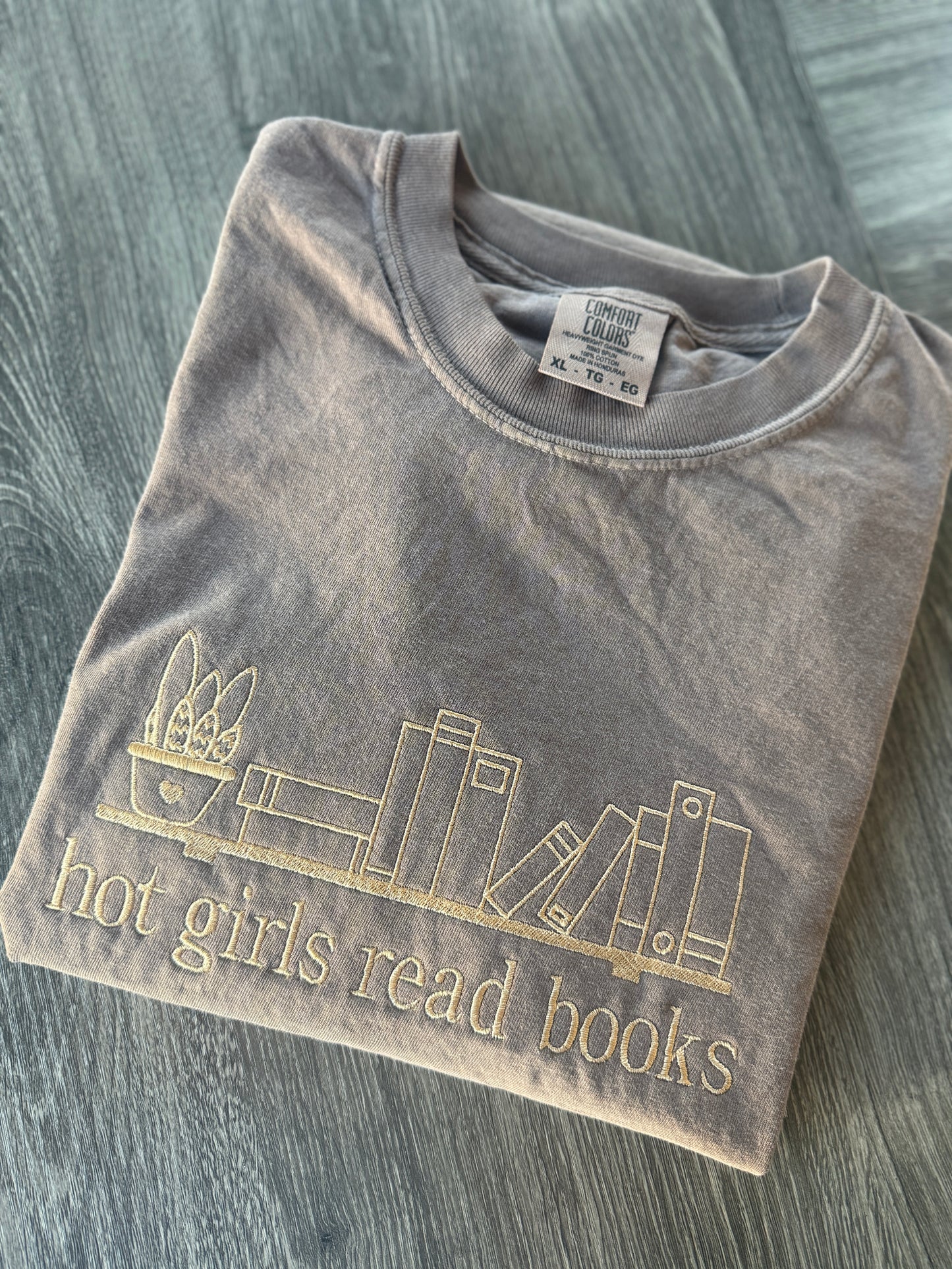 hot girls read embroidered