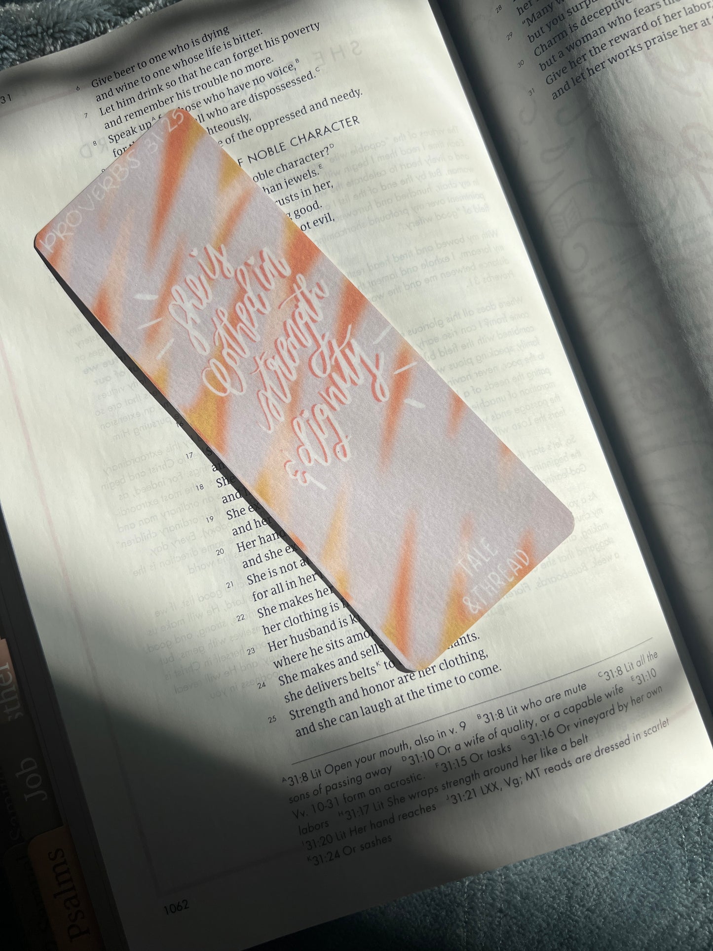 She is Clothed Premium Bookmark