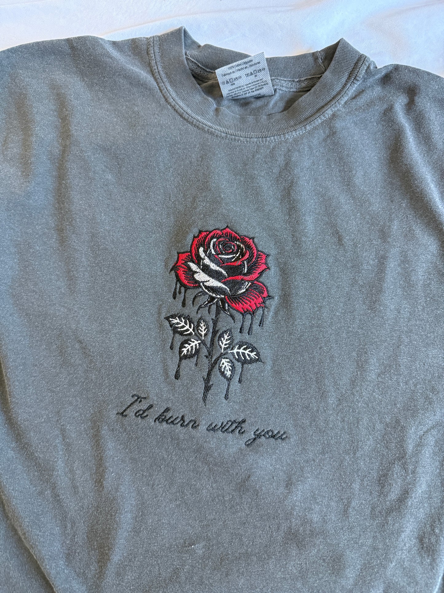 I'd burn with you tee