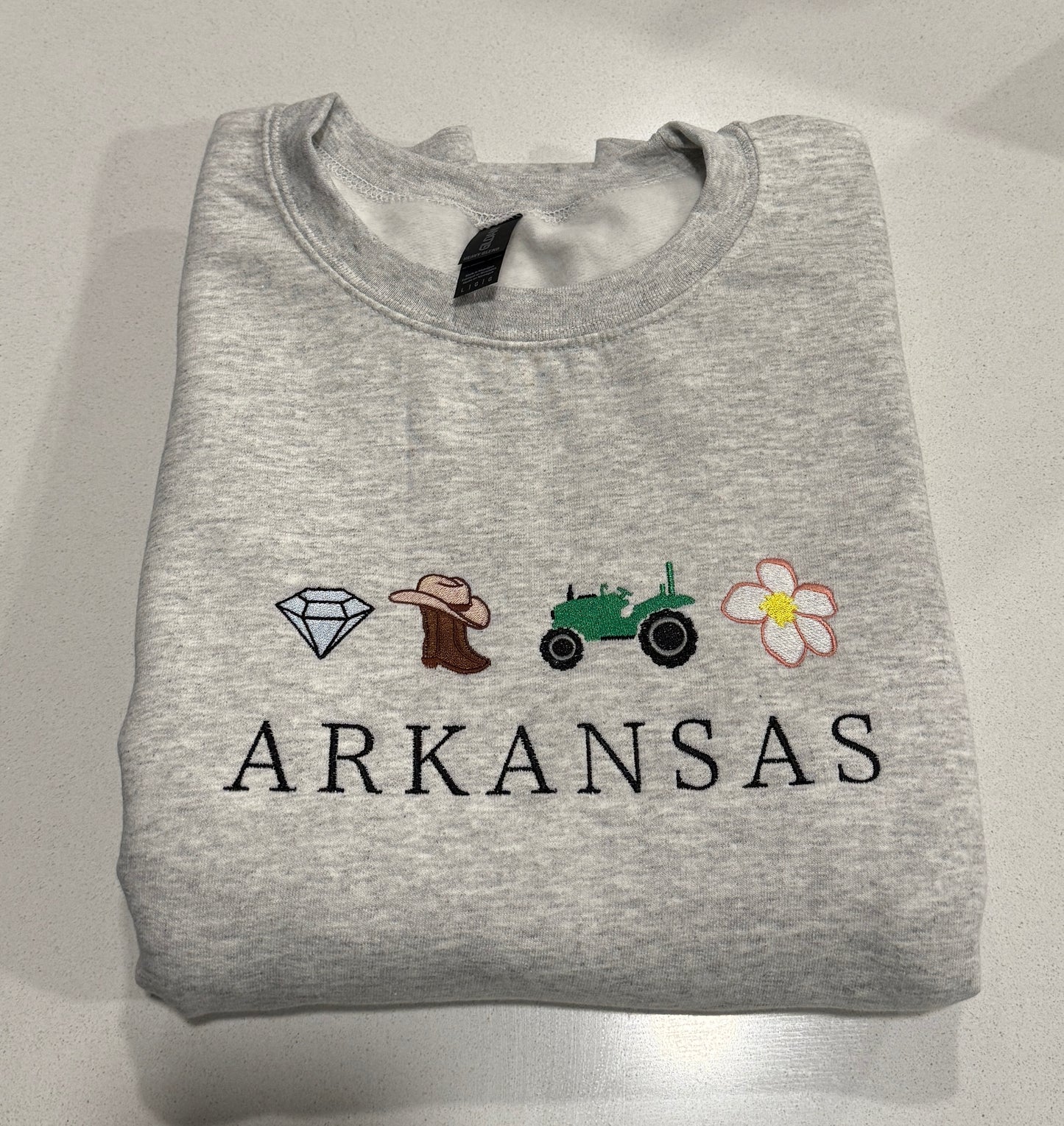 Arkansas Embroidered