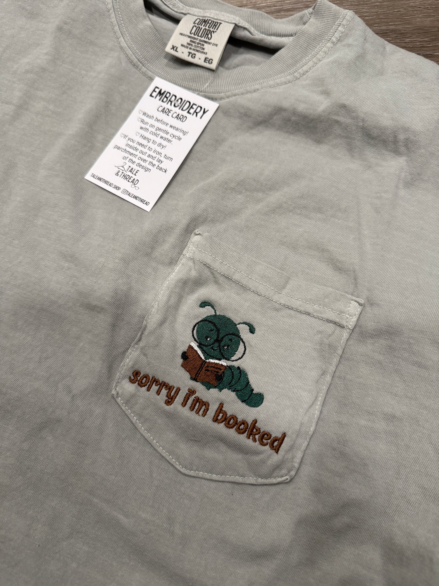 sorry I'm booked worm tee
