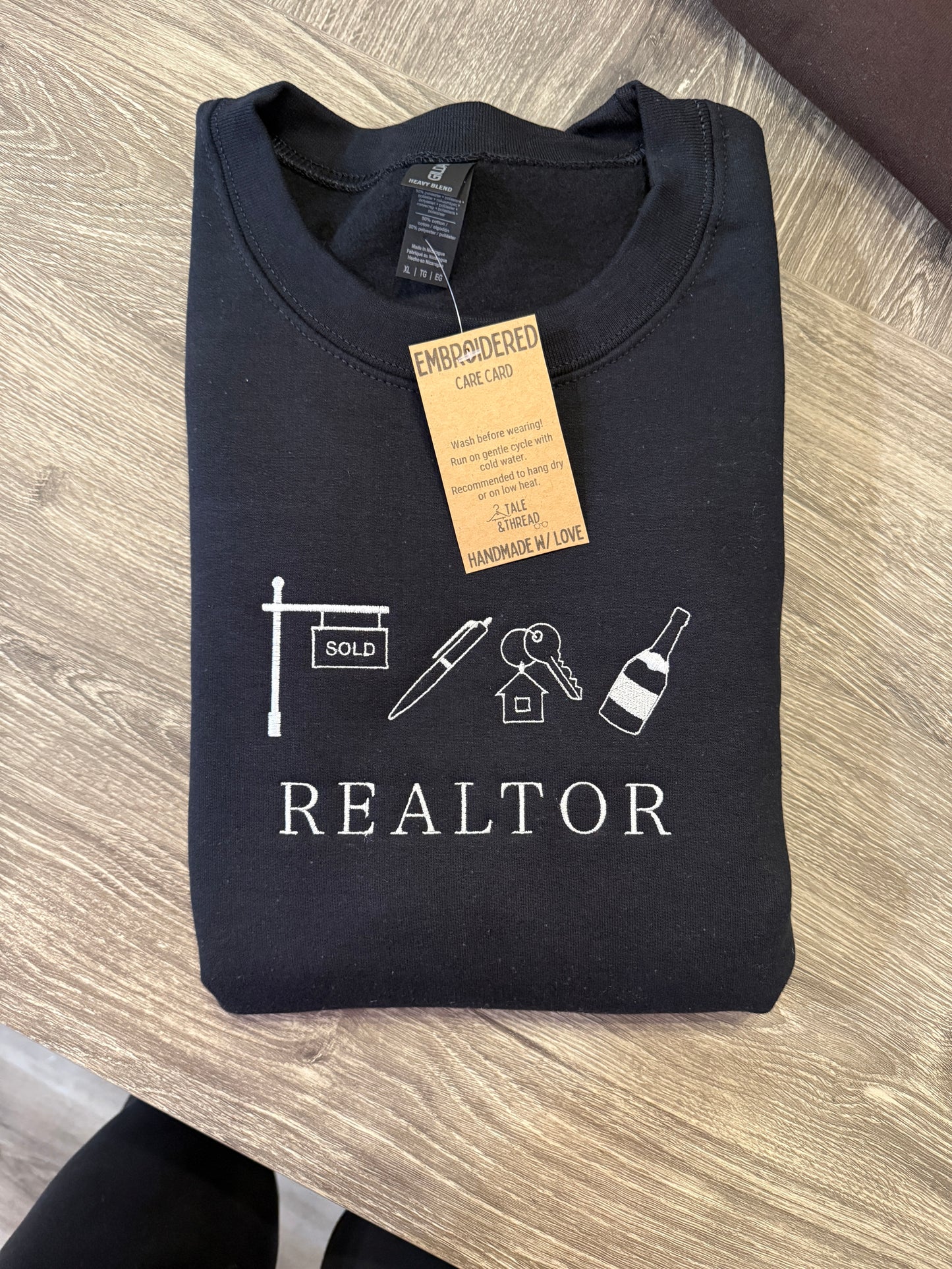 realtor icons embroidered
