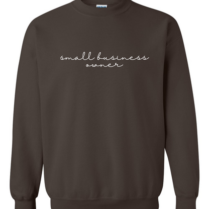 small business owner embroidered