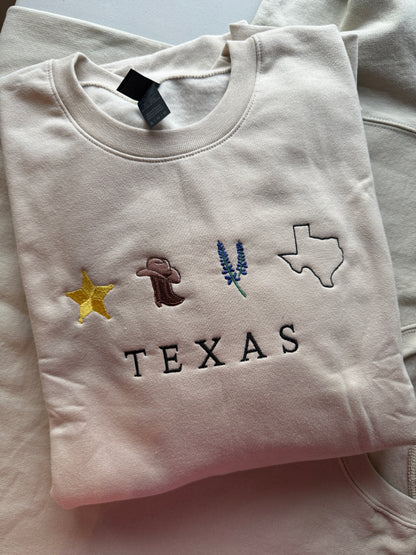 Texas Embroidered