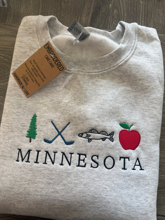 Minnesota Embroidered