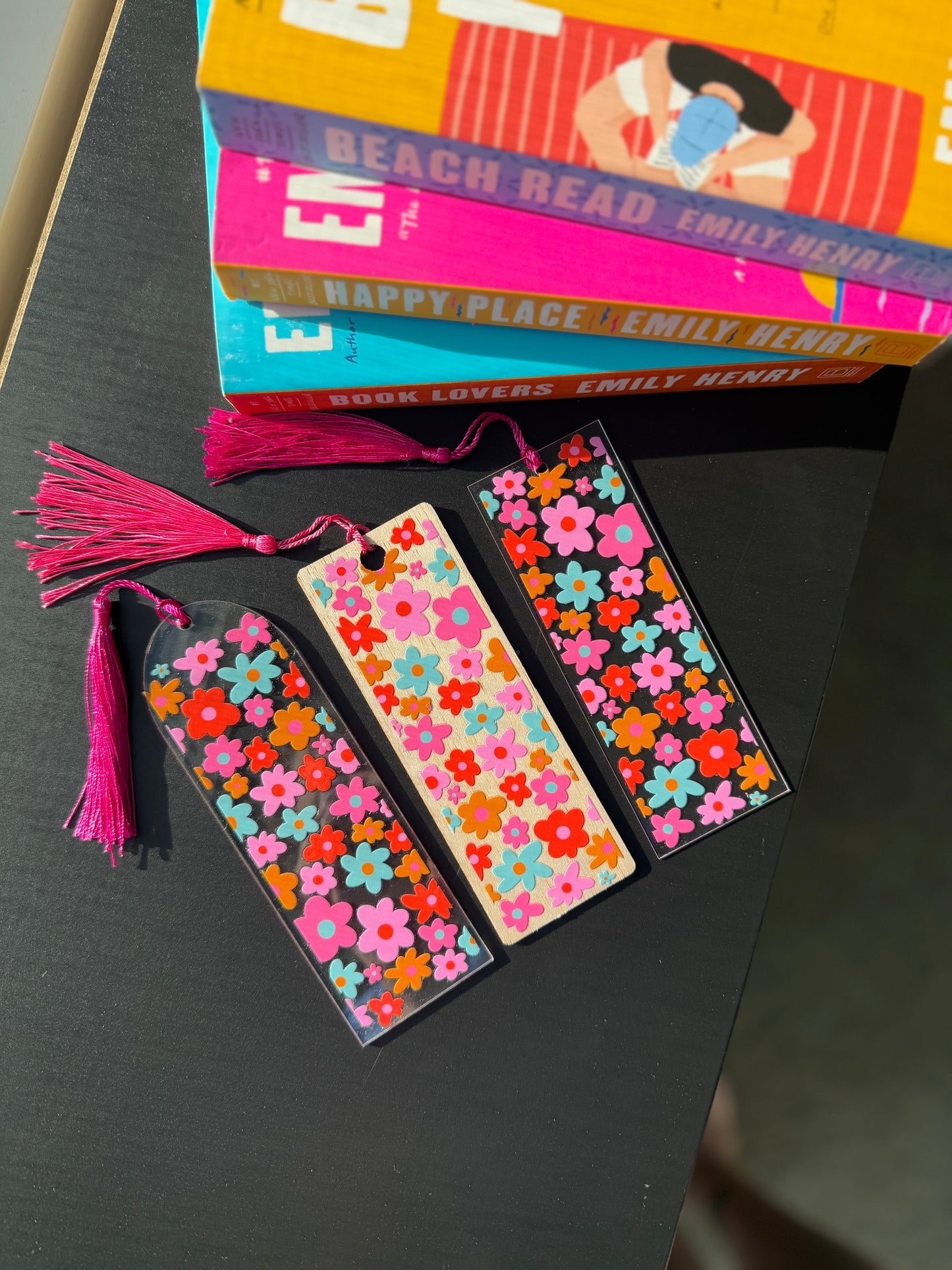 flower bookmark