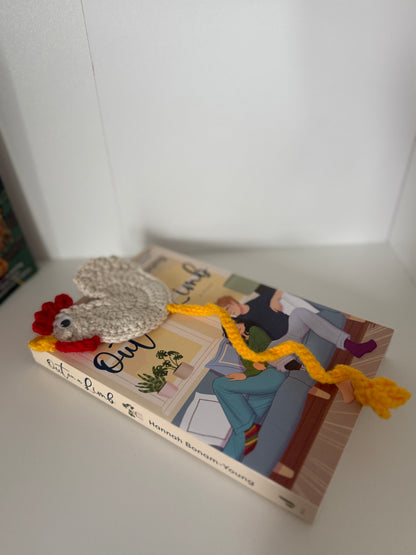 Crochet Chicken Bookmark