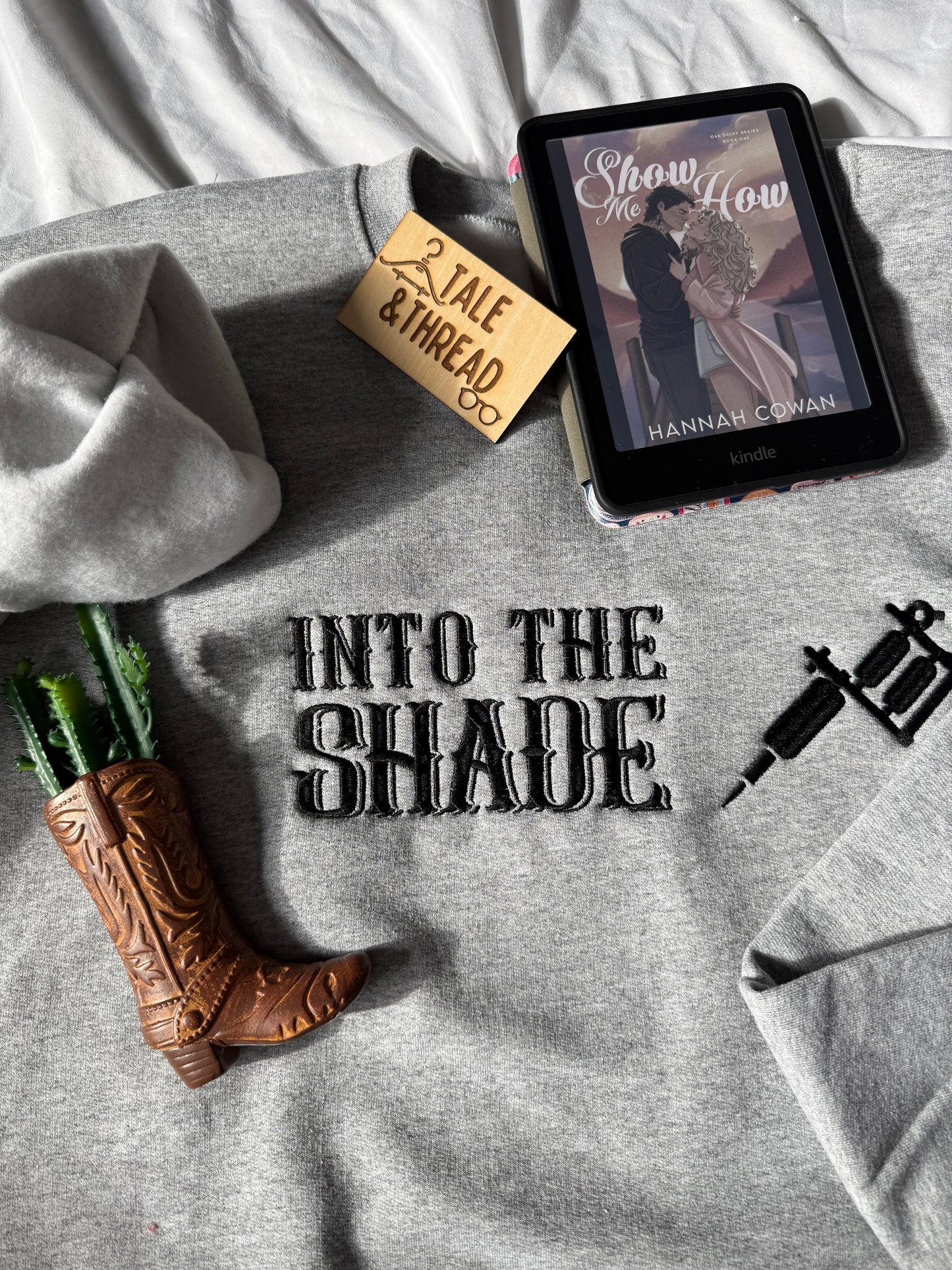 Into the Shade Embroidered Crewneck/Hoodie