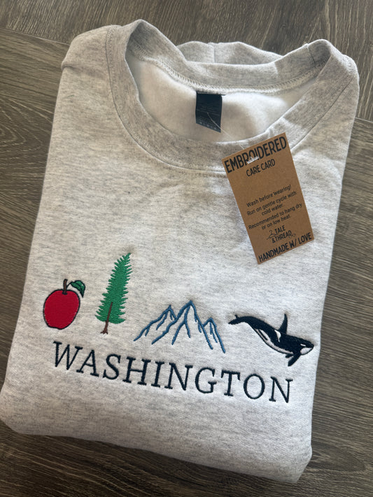 Washington Embroidered