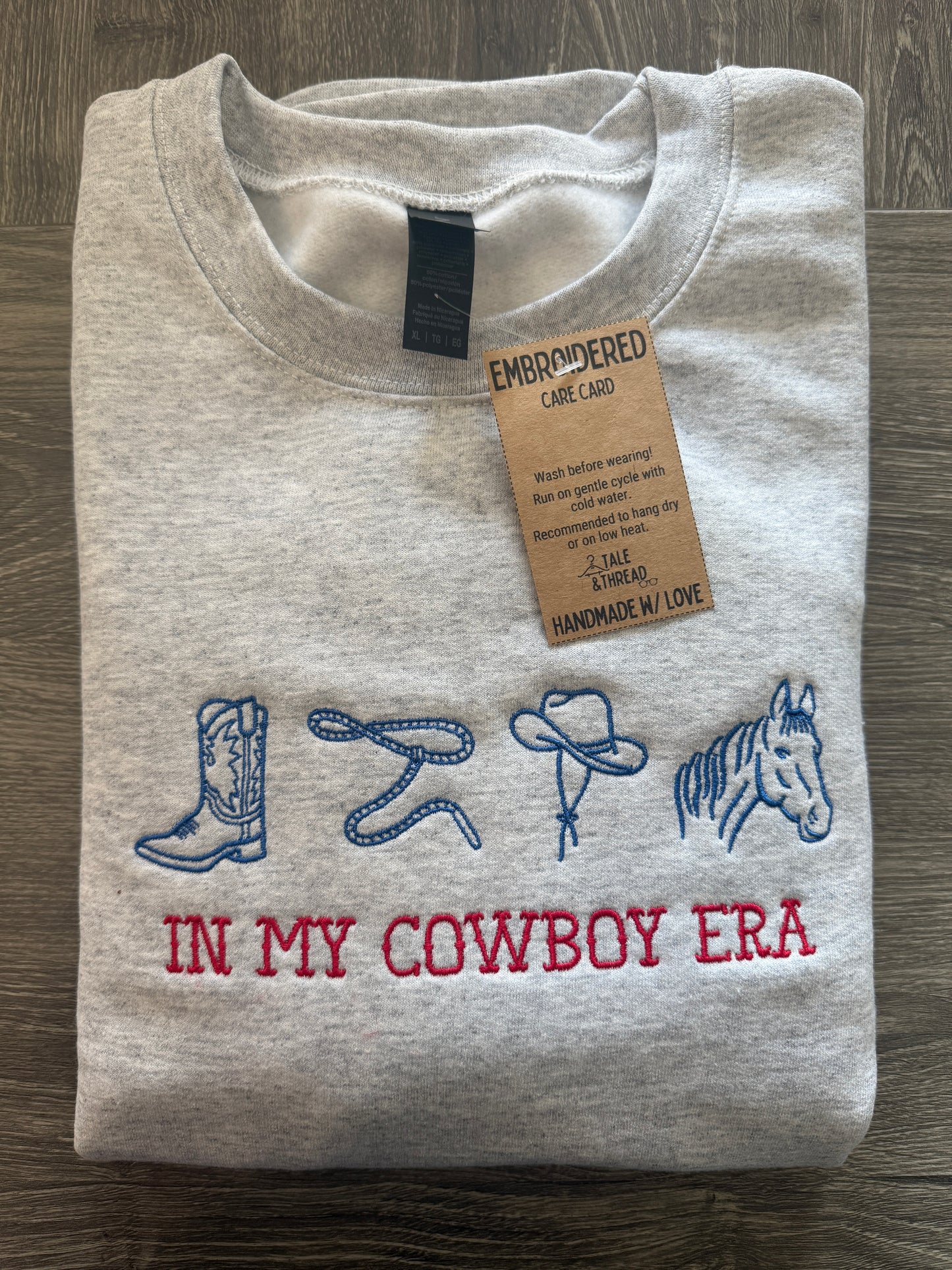in my cowboy era embroidered
