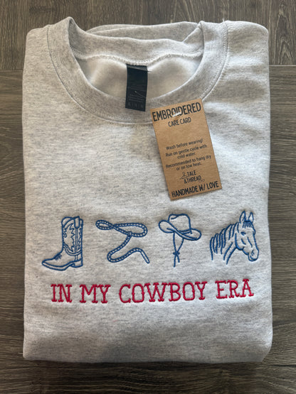 in my cowboy era embroidered