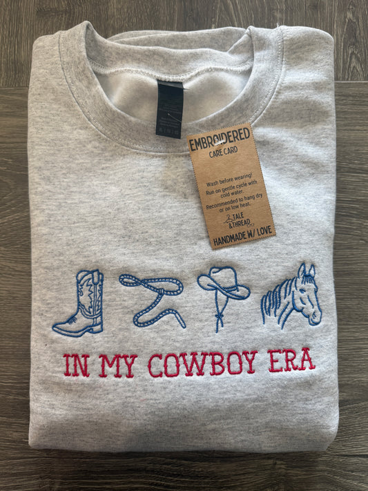in my cowboy era embroidered