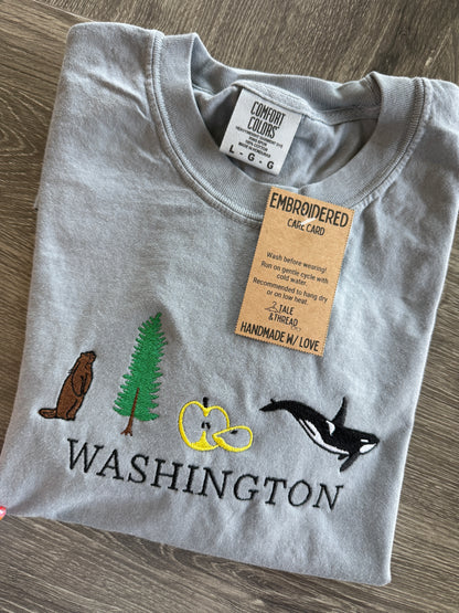 Washington Embroidered