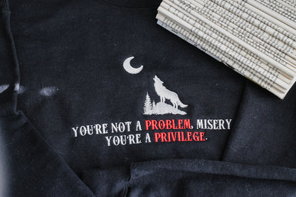 Bride Crewneck & Hoodie: Problem/Privilege