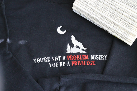 Bride Crewneck & Hoodie: Problem/Privilege