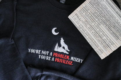 Bride Crewneck & Hoodie: Problem/Privilege