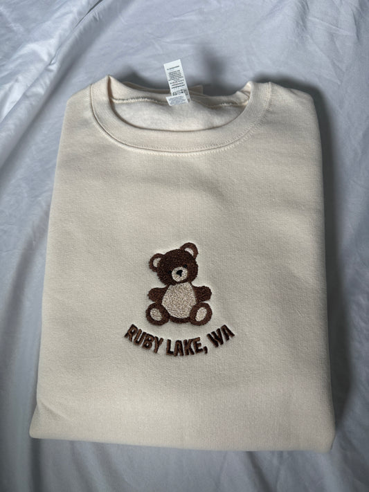 ruby lake bear crewneck