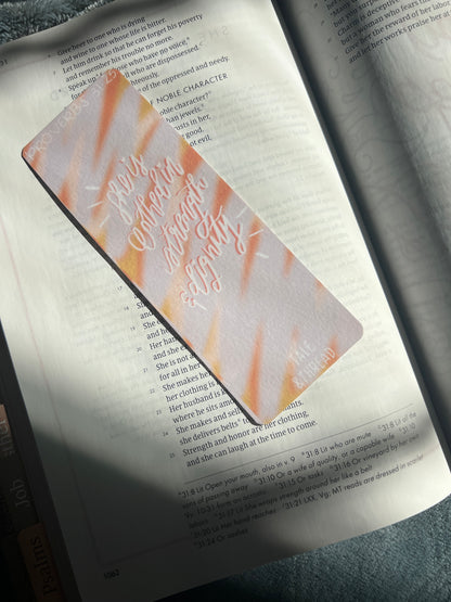 She is Clothed Premium Bookmark