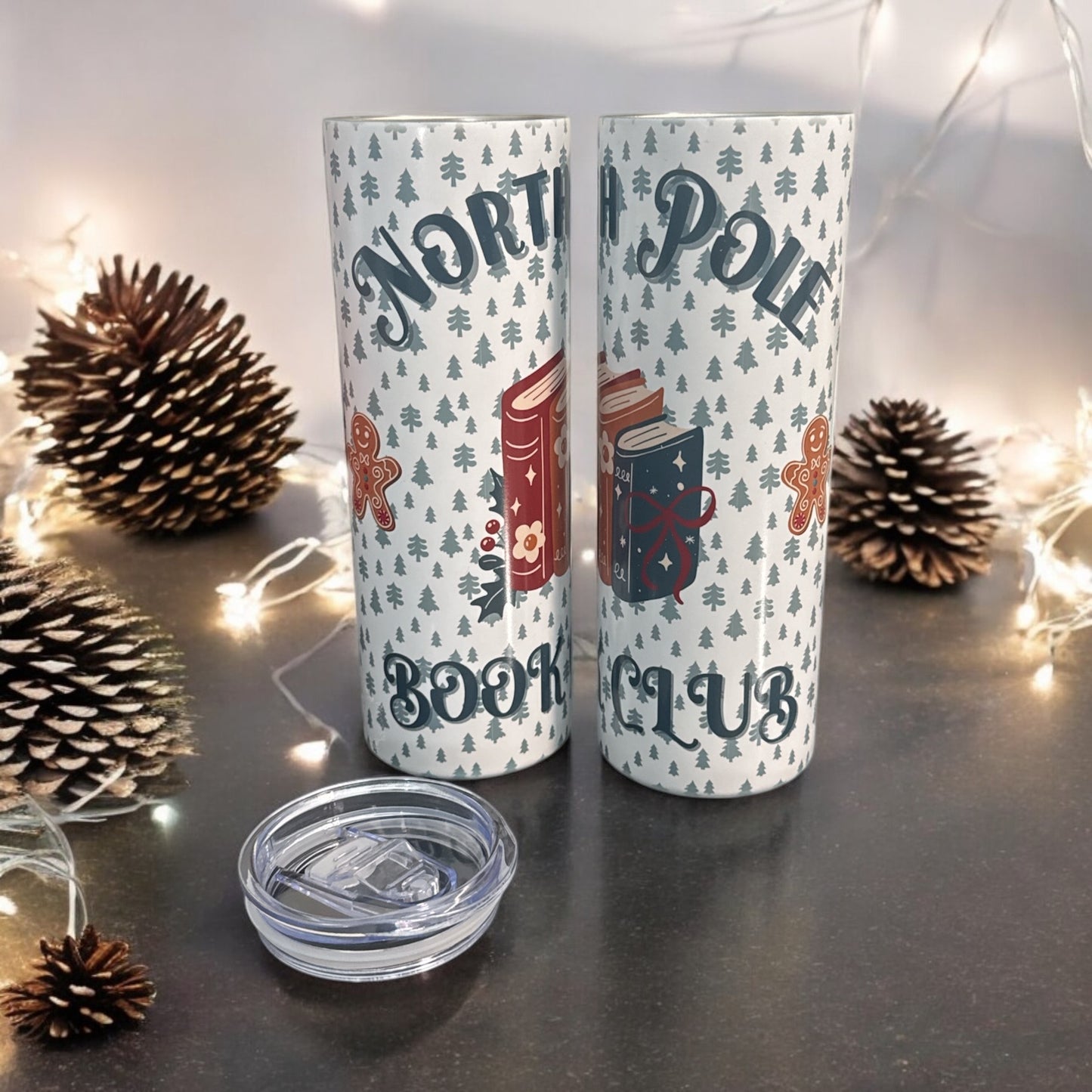 North Pole Book Club Tumbler