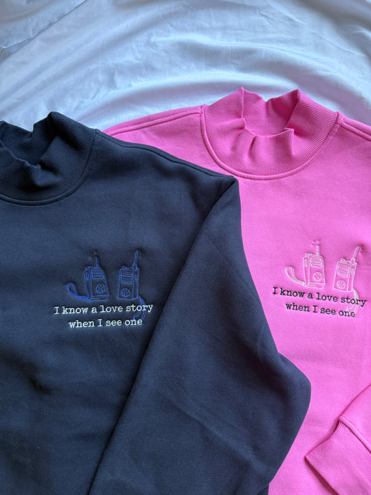 love story mock necks