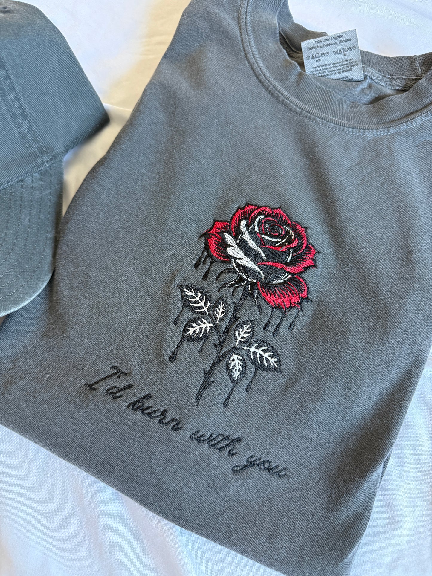 I'd burn with you tee