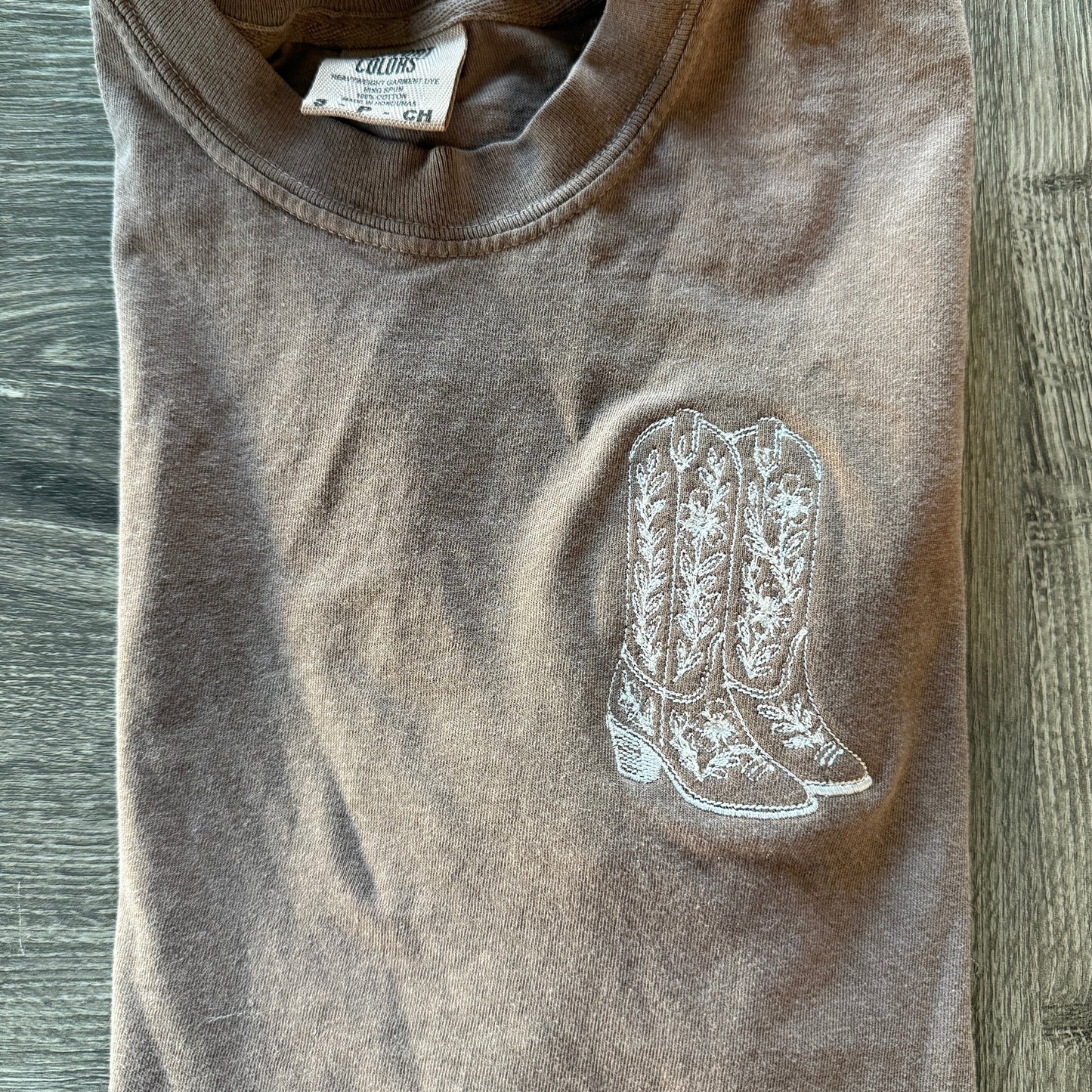 Melody's Boots Tee & Quarter Zip