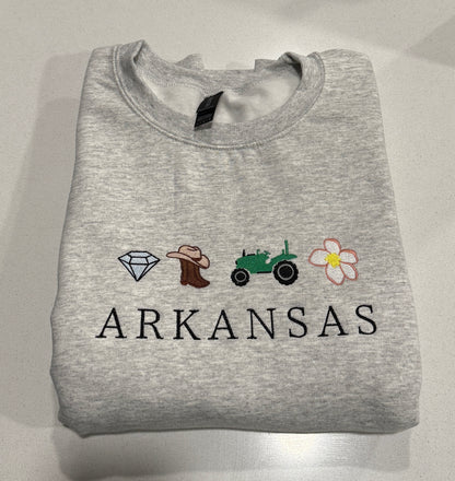 Arkansas Embroidered