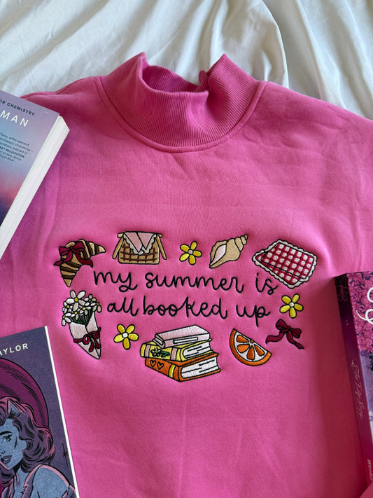 Booked Summer Mockneck