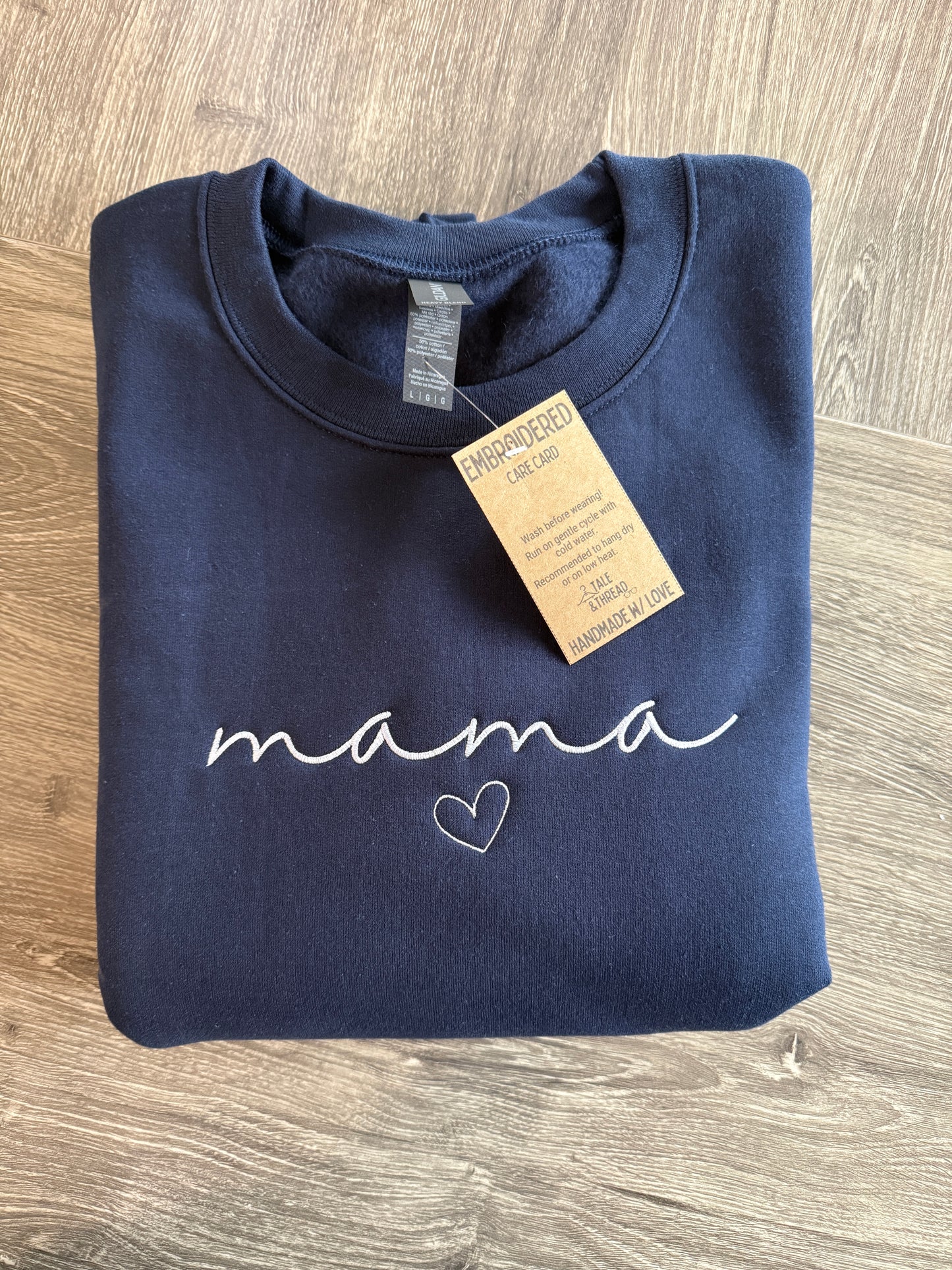 mama embroidered
