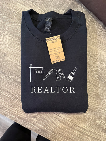 realtor icons embroidered