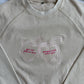 love locket waffle sweater