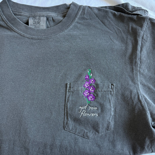 I Got You Flowers Pocket Tee