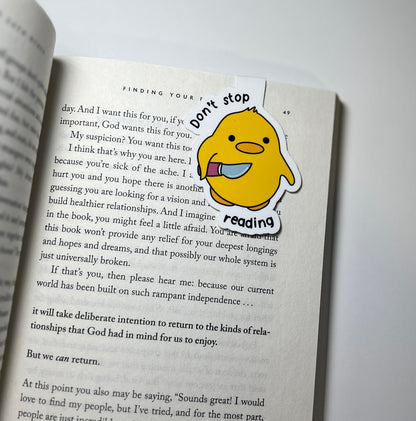 Don't Stop Magnetic Bookmark